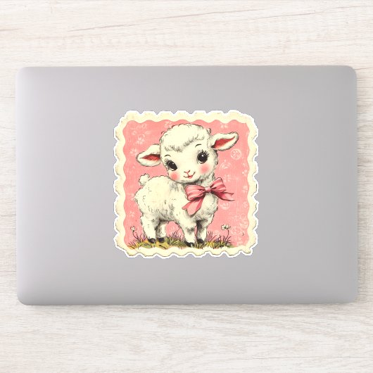 かわいいイースターラムステッカー シール (コンピューター)