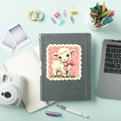 かわいいイースターラムステッカー シール (iPadカバー)