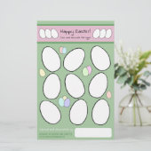 かわいいイースター卵の着色ペー飾ジの活動 (スタンド正面)