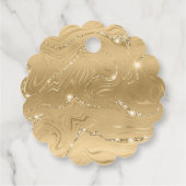 かわいいイースター卵狩りと蝶カラフル類 フェイバータグ (裏面)