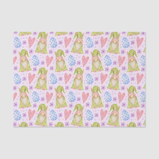 かわいいイースター格言とイースターエッグ 薄葉紙 (正面)