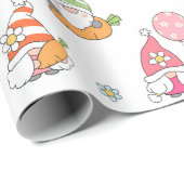 かわいいイースター格言ガーリー春の花卵 ラッピングペーパー (ロールコーナー)