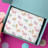 かわいいイースター格言ガーリー春の花卵 薄葉紙