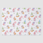 かわいいイースター格言ガーリー春の花卵 薄葉紙 (正面)