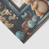 かわいいイースター絵を描バニーの卵：春の芸術 薄葉紙 (詳細)