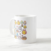 かわいいイースター コーヒーマグカップ (正面左)