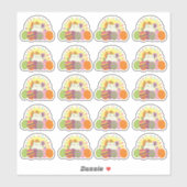 かわいいイースター シール (シート)