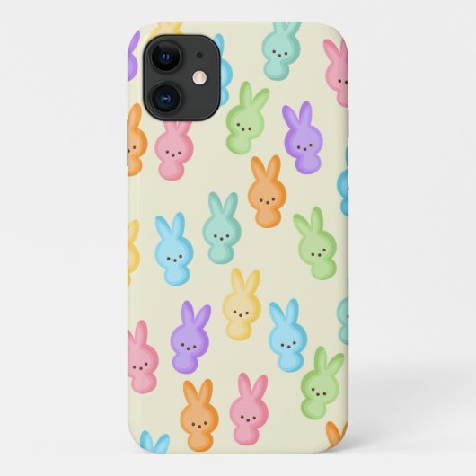 かわいいイースター・バニー・マシュマロ・トリーツ Case-Mate iPhoneケース (裏面)