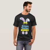 かわいいイースター・バニー 私は理科の先生 高校 Tシャツ (正面フル)