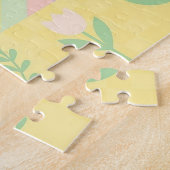 かわいいイースター/春の模様 ジグソーパズル (側面)