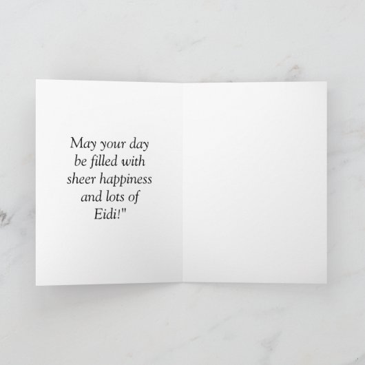 かわいいイードムバラクのアラビア語と英語のイードカード シーズンカード (内部)