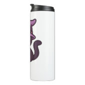 かわいいウィッチキャットイン紫クラシック帽子Tシャツ タンブラー (回転右)