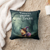 かわいいウィッチハロウィーンカピバラ クッション (ブランケット)