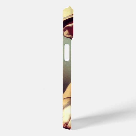 かわいいウィペットの子犬 Case-Mate iPhoneケース (裏面 / 右)