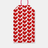 かわいいウィムシーベビーペンギンキッズフレンドバレンタイン ギフトタグ (裏面)