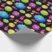 かわいいウイルス ラッピングペーパー (角)