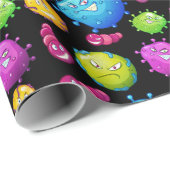 かわいいウイルス ラッピングペーパー (ロールコーナー)