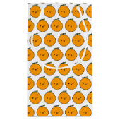 かわいいウインキングオレンジ スモールペーパーバッグ (裏面)