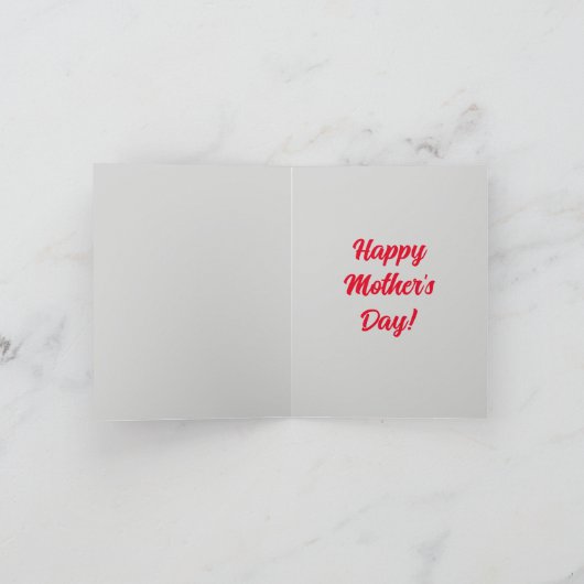 かわいいウェスティとママ 母の日カード カード (内部)