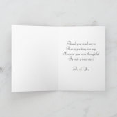 かわいいウェスティの犬のカードをありがとう サンキューカード (内部)