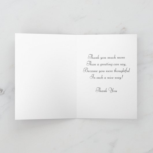 かわいいウェスティの犬のカードをありがとう サンキューカード (内部)