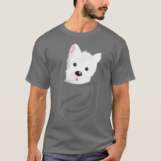 かわいいウェスティテリアの恋人の子犬 Tシャツ