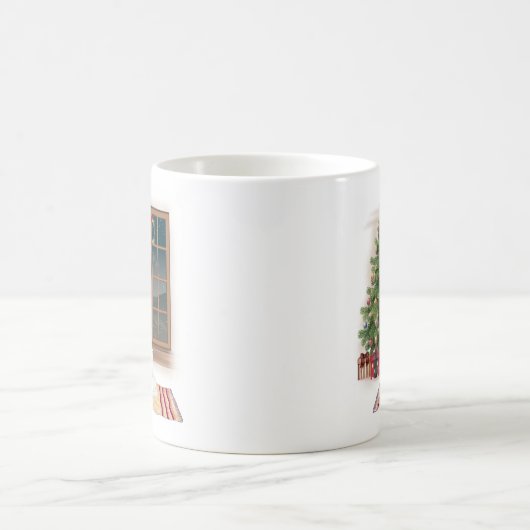 かわいいウェスティークリスマスマグ コーヒーマグカップ (中央)