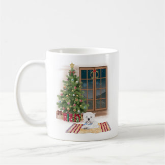 かわいいウェスティークリスマスマグ コーヒーマグカップ