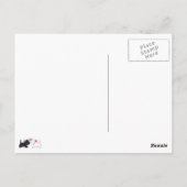 かわいいウェスティードッグズアート ポストカード (裏面)