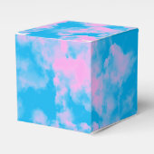 かわいいウェディングケーキのギフトボックス フェイバーボックス (正面サイド)