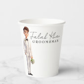 かわいいウェディングプランナーと一緒に、夢のような結婚式を！ 紙コップ (正面)