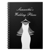 かわいいウェディングプランナーオーガナイザー花嫁ノートブック ノートブック (正面)