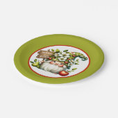 かわいいウェルカムガーデンパーティー格言 ペーパープレート (アングル)