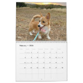 かわいいウェルシュコーギードッグ写真2026壁 カレンダー (2月 2026)