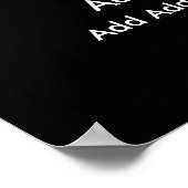 かわいいウェルシュペンブロークコーギパピー ポスター (角)