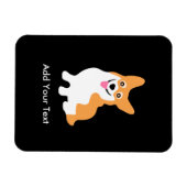 かわいいウェルシュペンブロークコーギパピー マグネット (横)