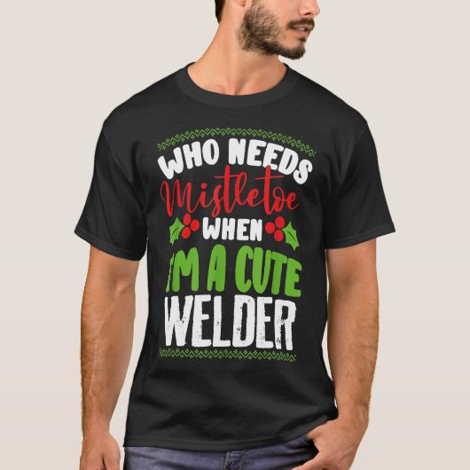 かわいいウェルドに入ったら爪先が必要なクリスマス Tシャツ (正面)