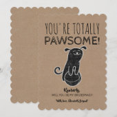 かわいいウエディングパーティーのお願い 招待状 (正面/裏面)