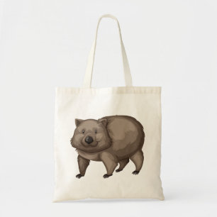 かわいいウォンバット トートバッグ