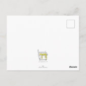 かわいいウォンバ感謝していット君はがき ポストカード (裏面)