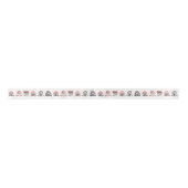 かわいいウォーターカラーハウス サテンリボン (正面)