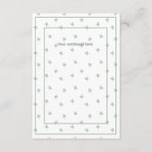 かわいいウォーターカラーベアシンプルサンキューカード サンキューカード (裏面)