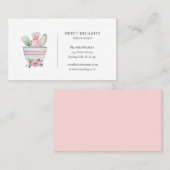 かわいいウォーターカラーベーカリーの名刺 名刺 (正面/裏面)