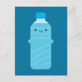 かわいいウォーターボトル ポストカード (正面)