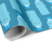 かわいいウォーターボトル ラッピングペーパー (ロールコーナー)