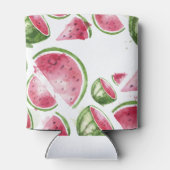 かわいいウオーターカラースイカ 缶クーラー (裏面)