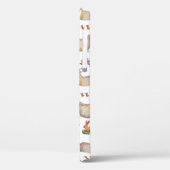 かわいいウオーターカラーファーム納屋の動物パターン Case-Mate iPhoneケース (裏面 / 左)