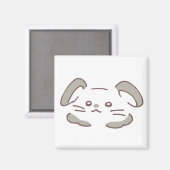 かわいいウサギでお部屋に癒しをプラス マグネット (正面/裏面)