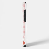 かわいいウサギとクマのiPhone 14 Proケース – iPhoneケース (左側面)