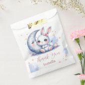 かわいいウサギと三日月 フェイバーバッグ (封をした状態)